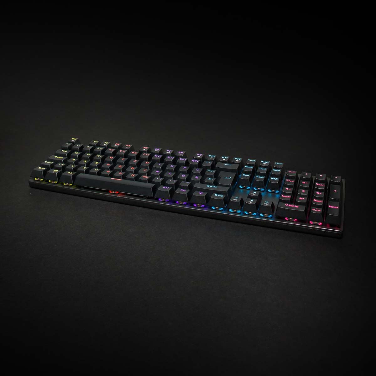 Nedis Wired Gaming Keyboard | USB Type-A | Mechanical Keys | LED | German | DE Layout | USB Powered | Power cable length: 1.50 m | Gaming
