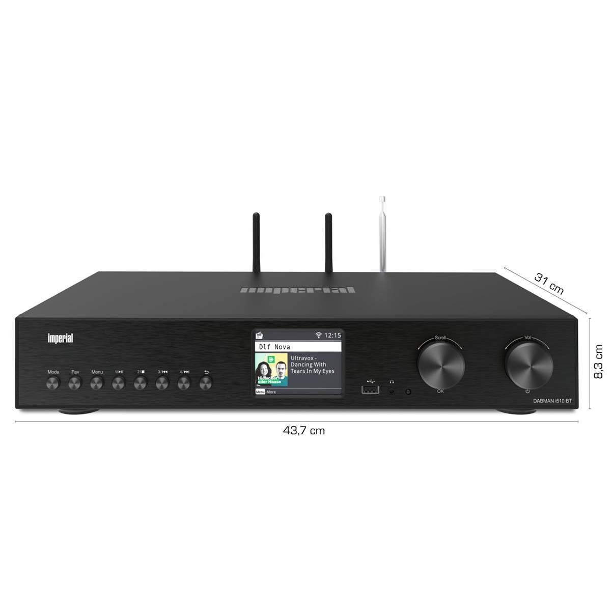 Imperial DABMAN i510 BT Multifunctional Radio DAB+ / FM / Internet / Bluetooth Black