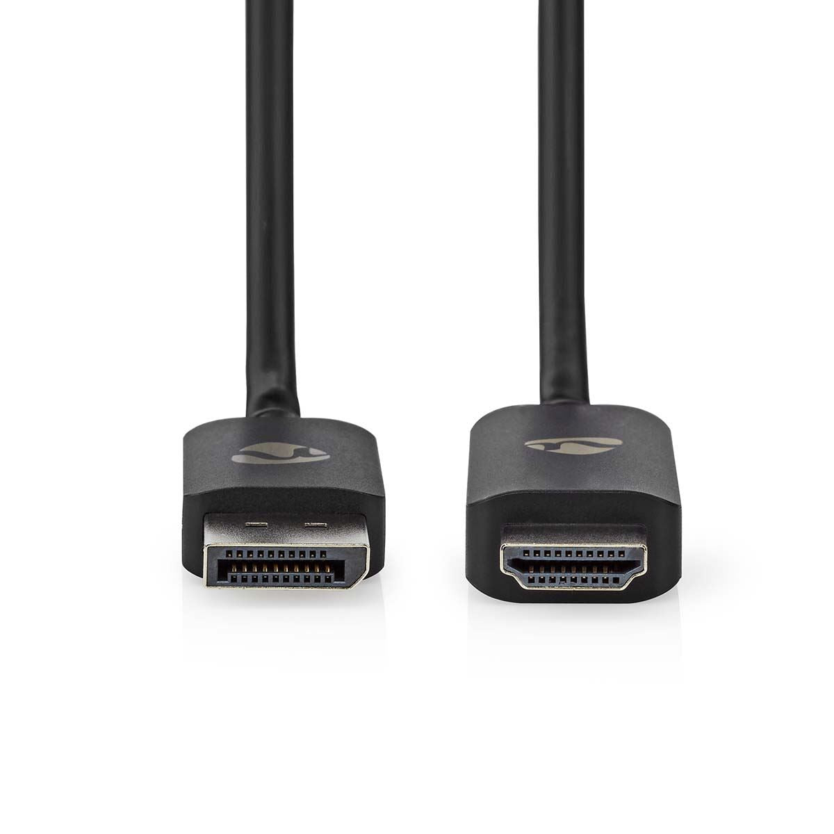 Nedis CCGP37108BK18 | DisplayPort Adapter | DisplayPort Male | HDMI™ Connector | 8K@30Hz | Nickel Plated | Straight | 1.80 m | Round | TPE | Black | Envelope
