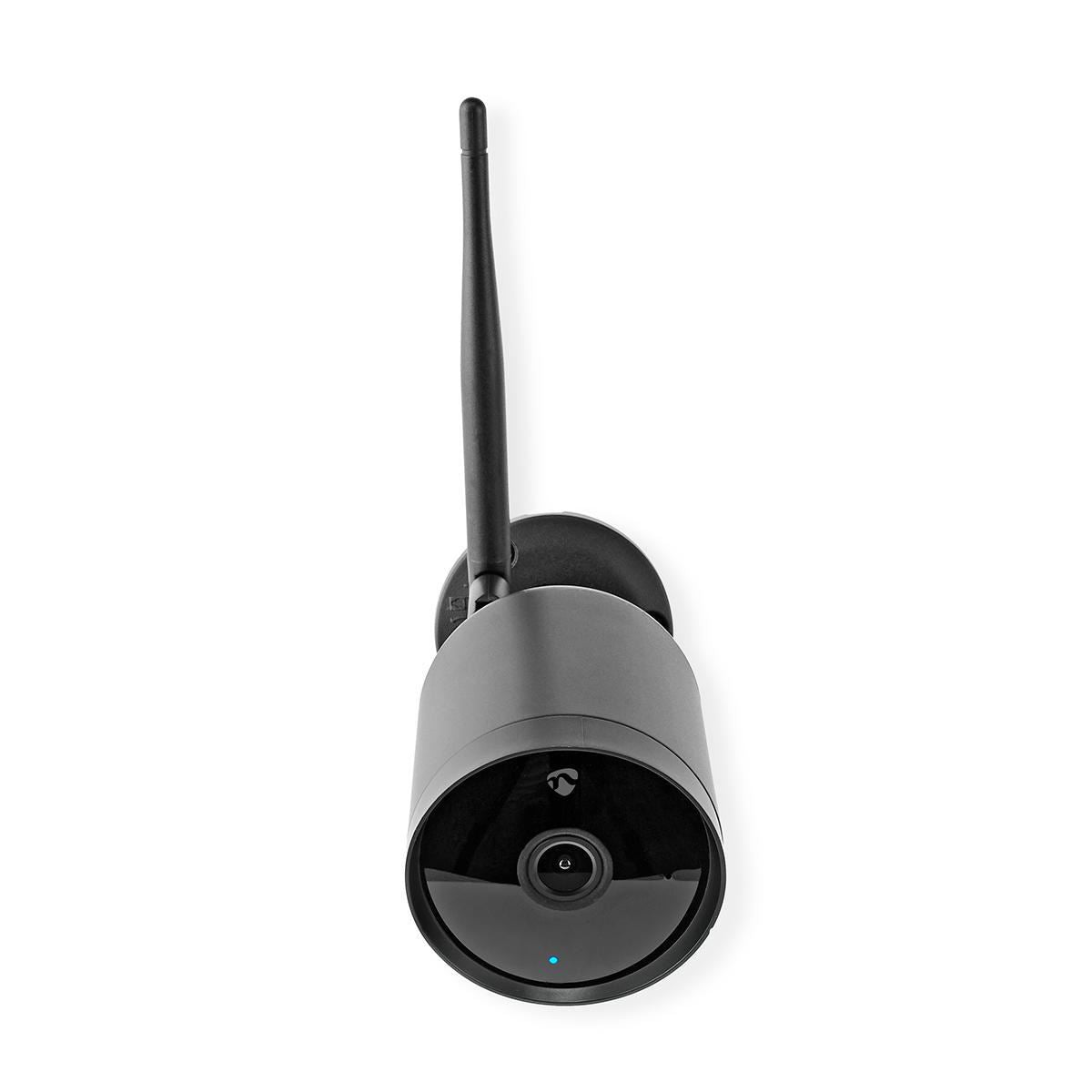 Nedis SmartLife Outdoor Camera | Wi-Fi | Full HD 1080p | IP65 | Cloud Storage (optional) / microSD (not included) | 12 V DC | With motion sensor | Night vision | Black
