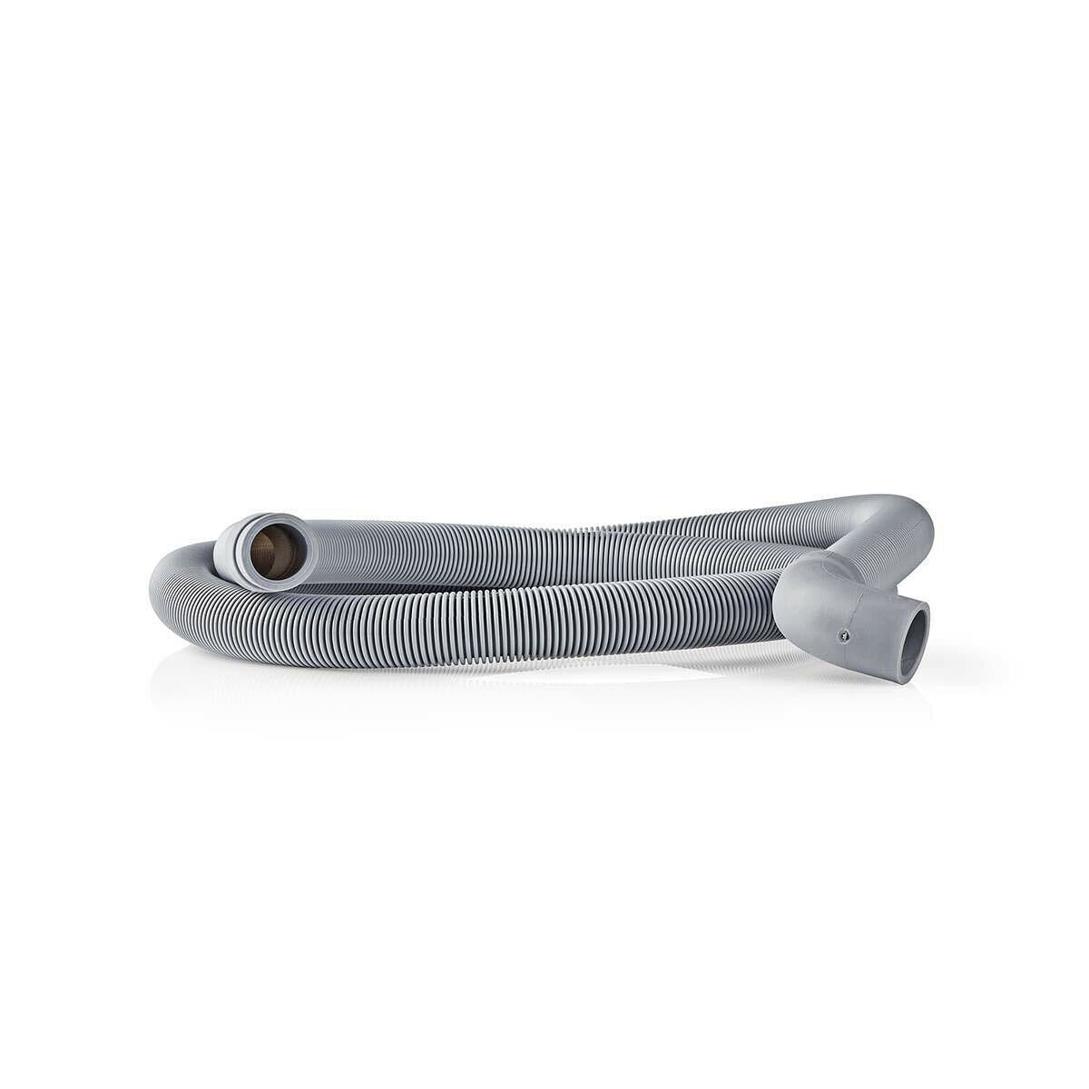 Nedis Outlet Hose | 22 mm | 19 mm | 0.5 Bar | 60 °C | 2.50 m | Application: Dish / Washing Machine | Grey