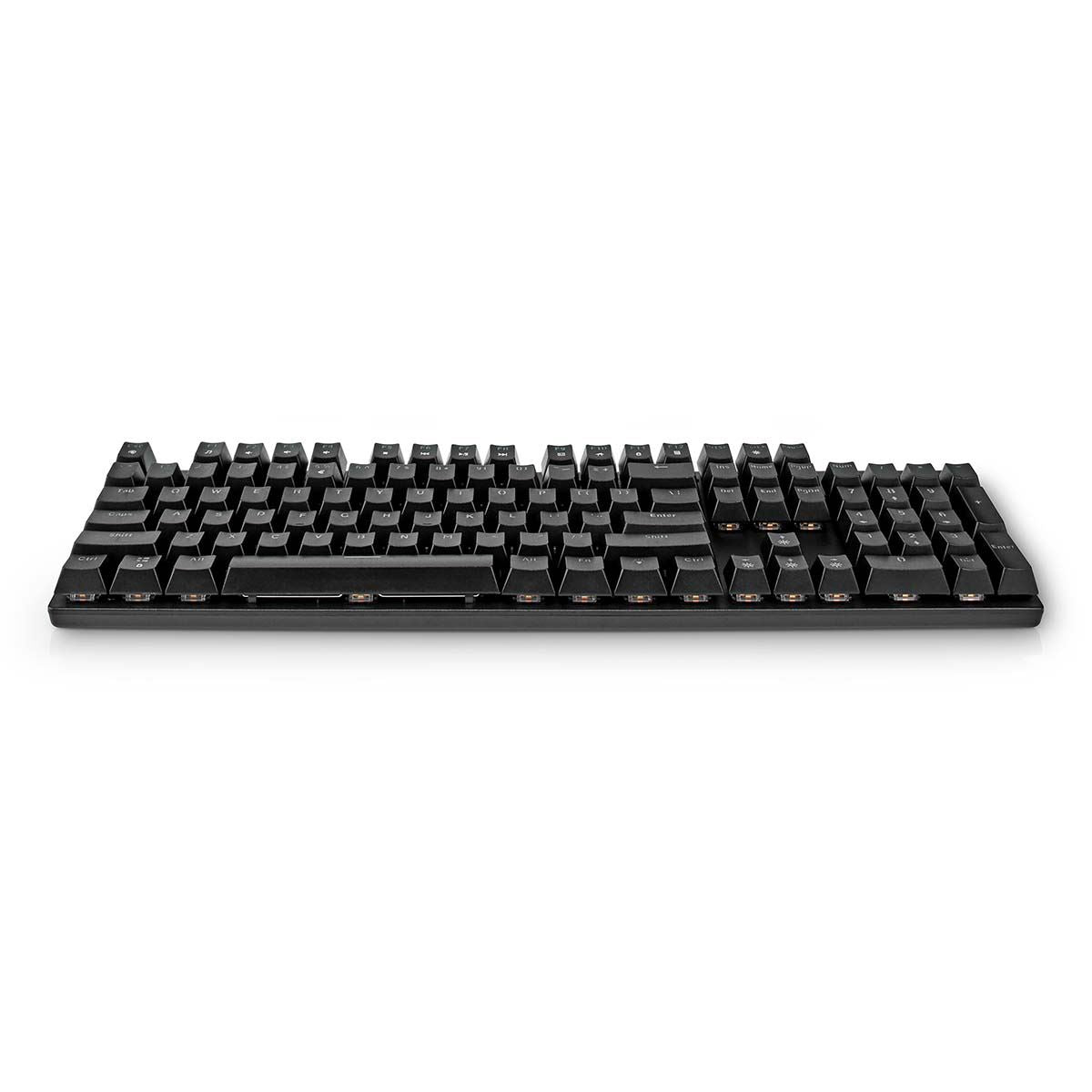 Nedis Wired Gaming Keyboard | USB Type-A | Mechanical Keys | LED | QWERTY | US Layout | USB Powered | Power cable length: 1.50 m | Gaming