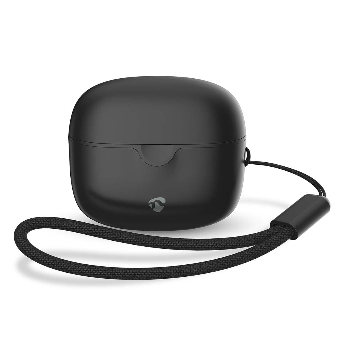 Nedis Fully Wireless Earphones | Bluetooth® | Battery play time: 16 hrs | Touch Control | Charging case | Wireless charging case | Built-in microphone | Voice control support | Black
