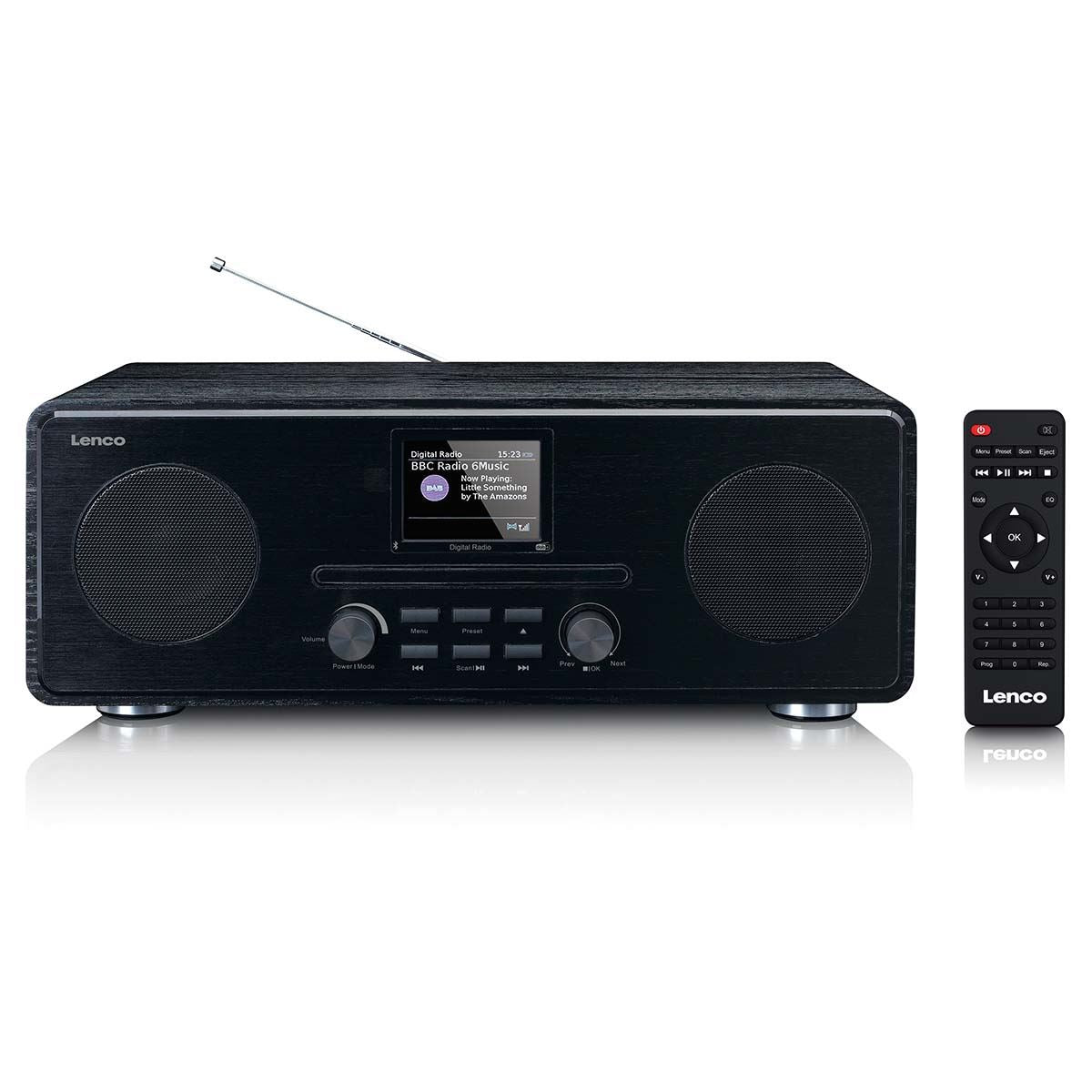 Lenco DAB+ FM radio with CD MP3 Player Bluetooth Black