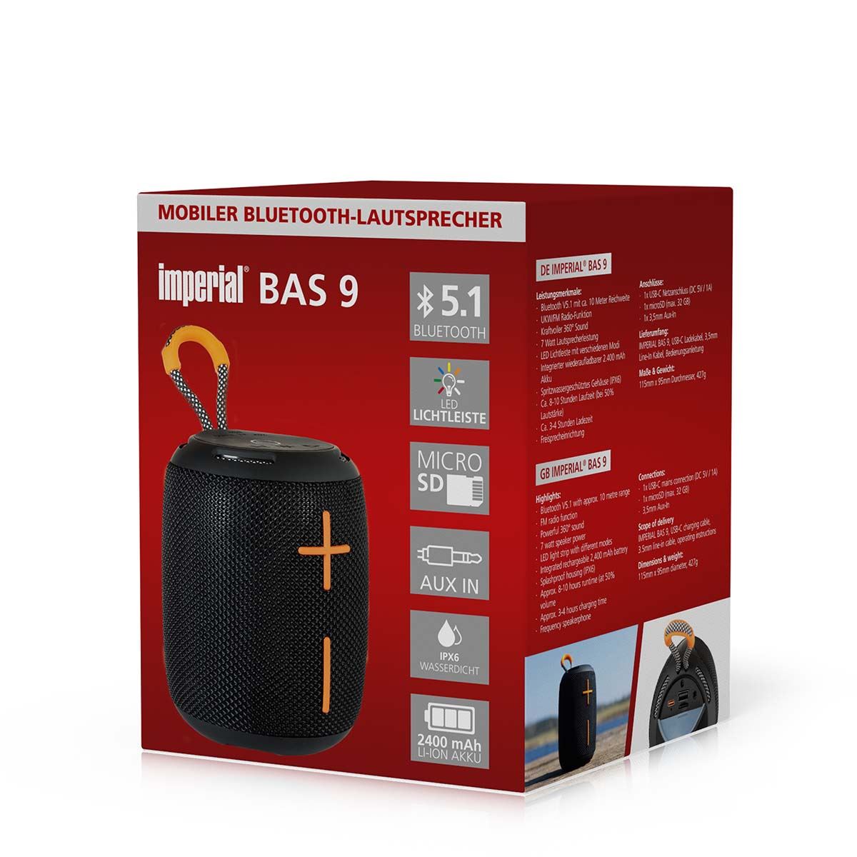 Imperial BAS 9 Bluetooth Speaker