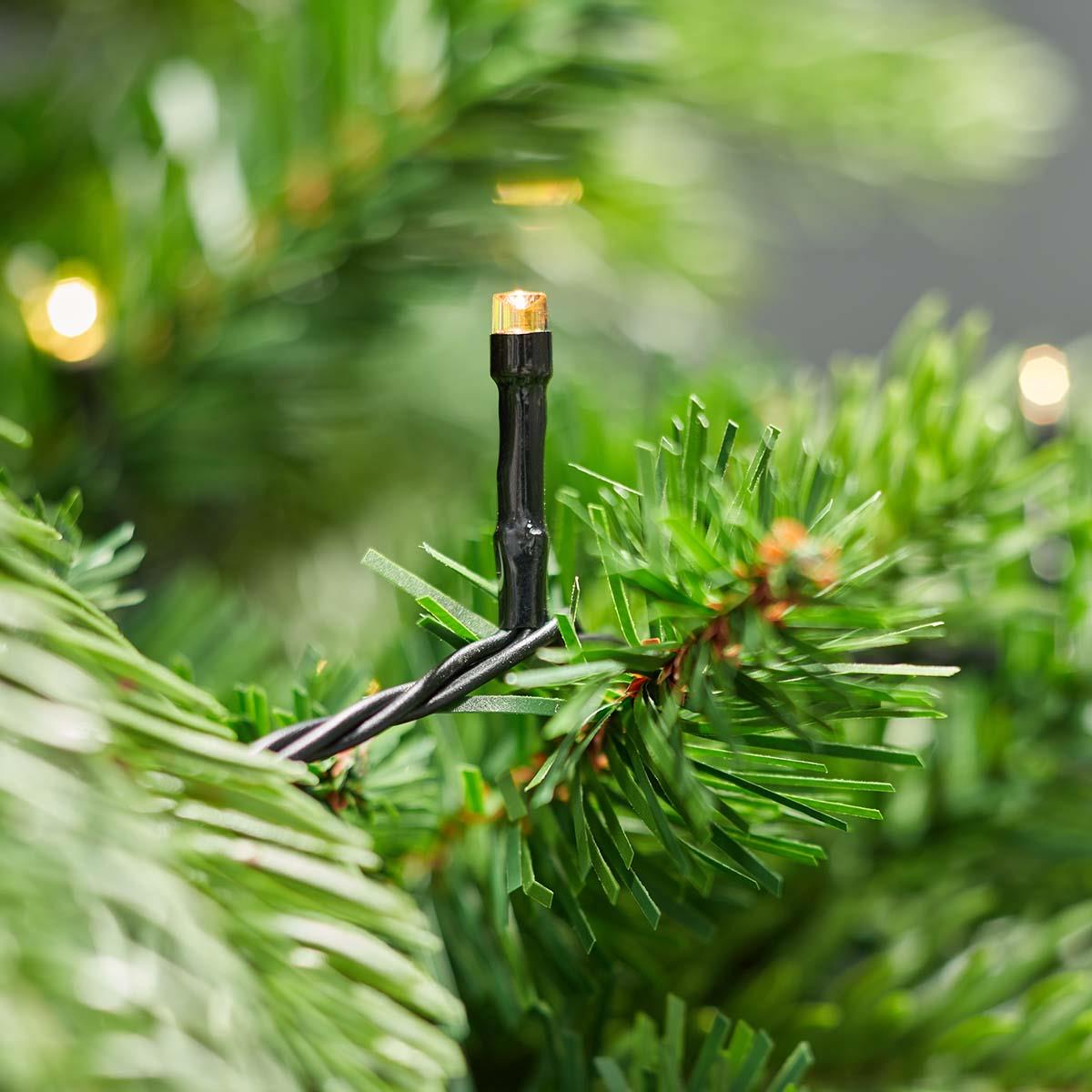 Nedis Christmas Lights | String | 192 LED's | Warm White | 14.40 m | Light effects: 7 | Indoor & Outdoor | Battery Powered