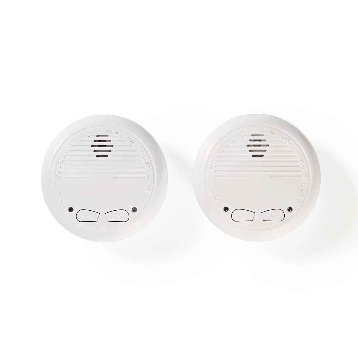 Nedis Smoke Alarm | Battery Powered | Battery life up to: 1 year | Linkable | EN 14604 | With test button | 85 dB | ABS | White