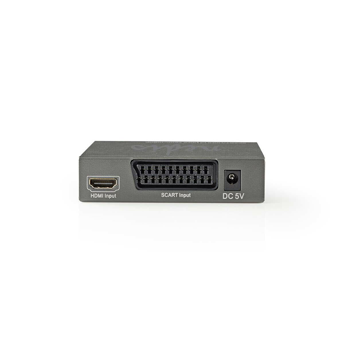 Nedis HDMI™ Converter | SCART Female | HDMI™ Output / 1x 3.5 mm sound out / 1x Digital Audio | 1-way | 1080p | 1.65 Gbps | Aluminium | Anthracite