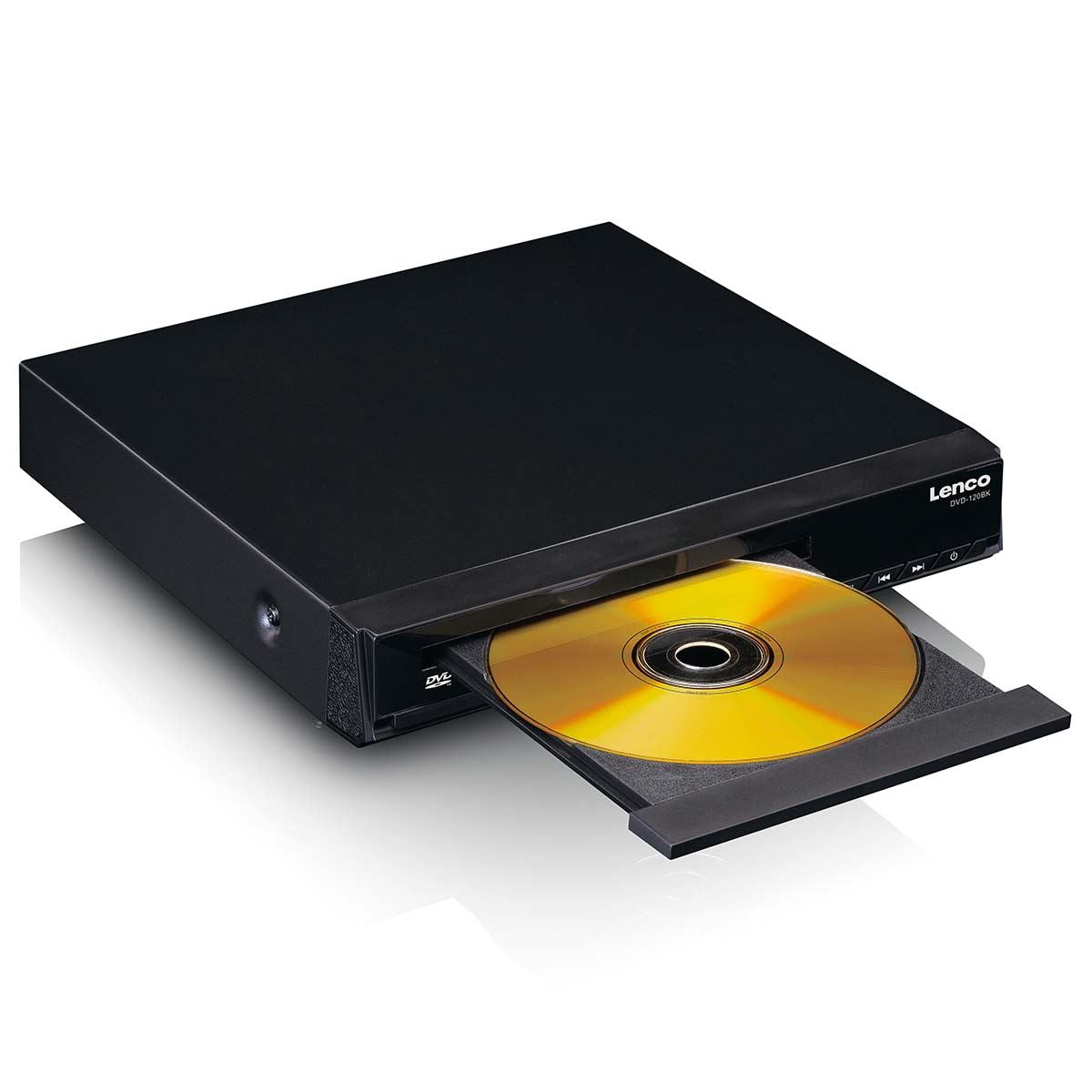 Lenco DVD player with HDMI and Remote Control Black