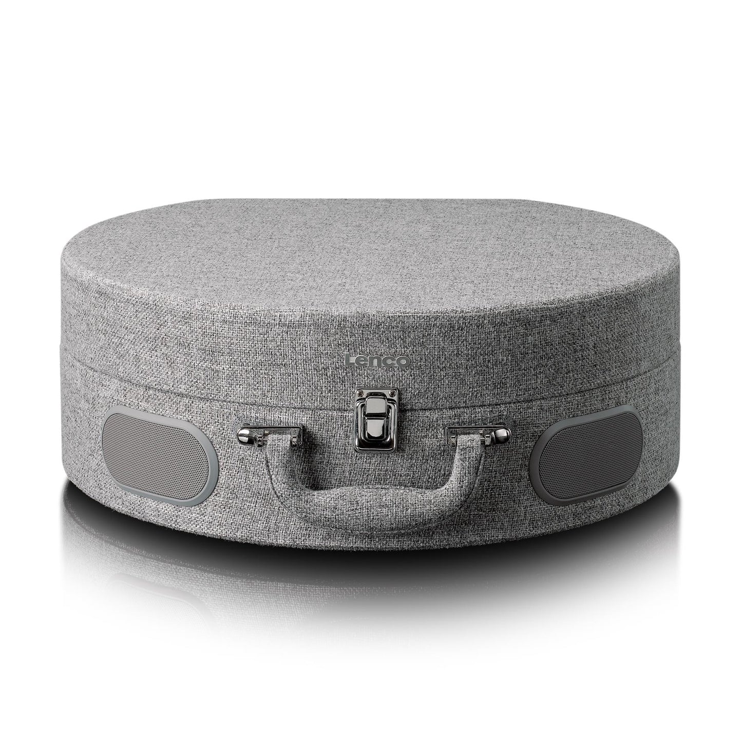 Lenco Wooden retro record player with built-in speakers, Bluetooth® and AT3600L cartridge Grey