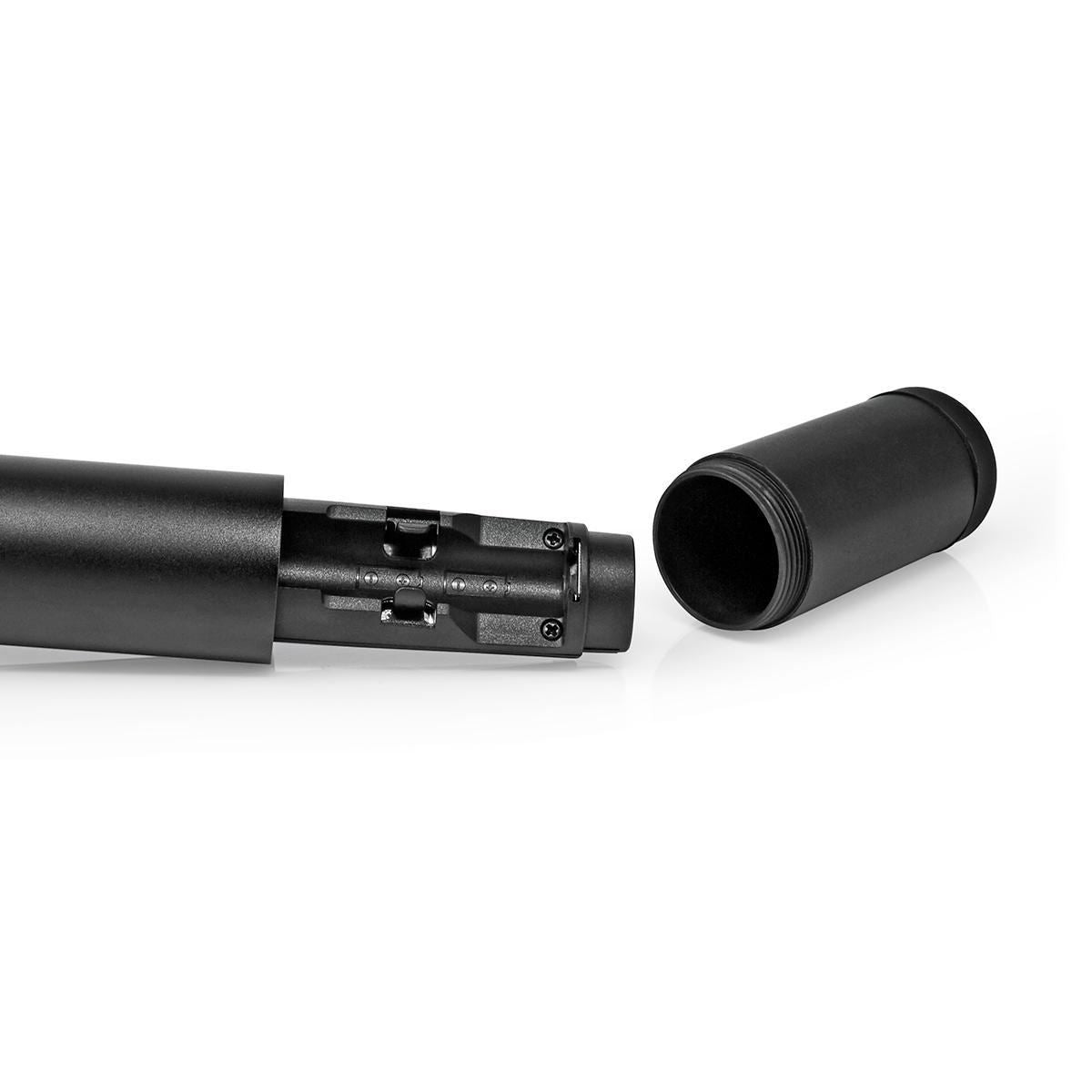 Nedis Wireless Microphone Set | 20 Channels | 1 Microphone | Cardioid | 70 Hz - 13 kHz | 1000 Ohm | -95 dB | Volume control | Black