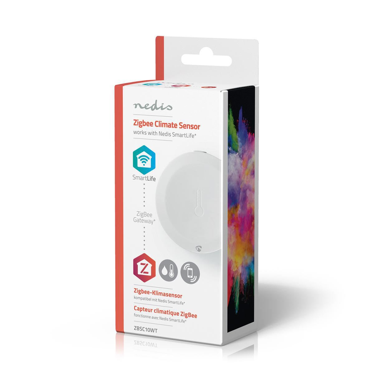 Nedis SmartLife Climate Sensor | Zigbee 3.0 | Battery Powered | Android™ / IOS | White