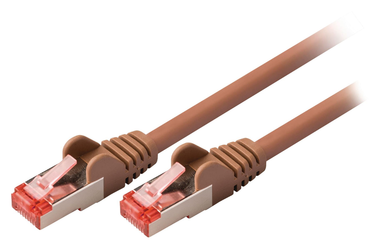 Nedis CAT6 Network Cable | RJ45 Male | RJ45 Male | S/FTP | 10.0 m | Round | LSZH | Brown | Polybag
