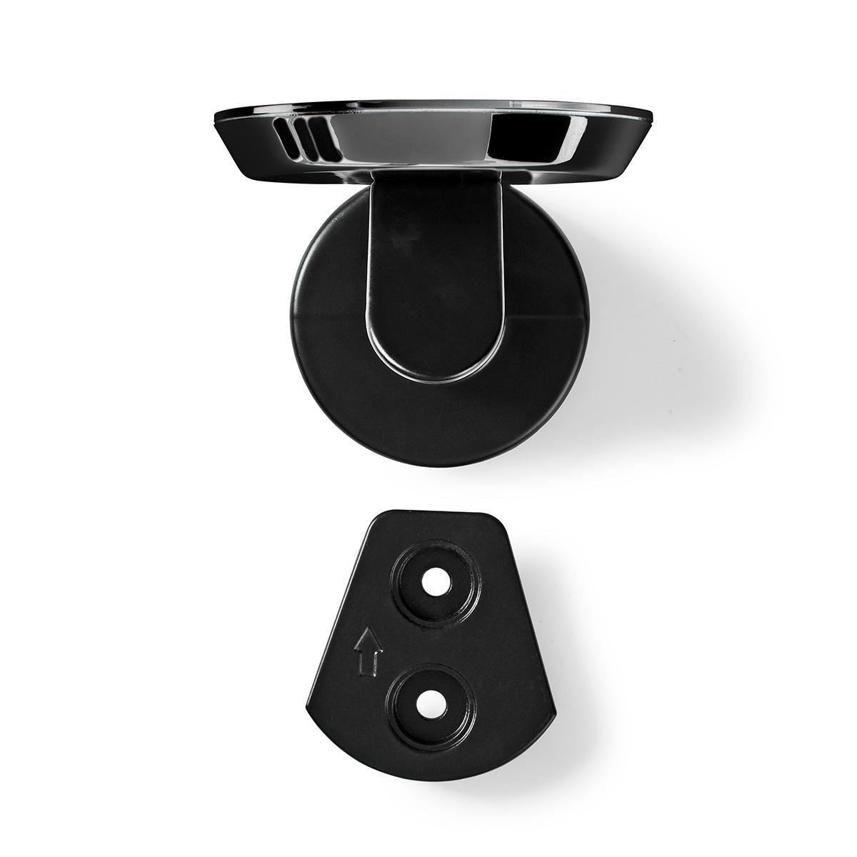 Nedis Speaker Mount | Compatible with: Google Home® | Wall | 2 kg | Fixed | Metal / Steel | Black