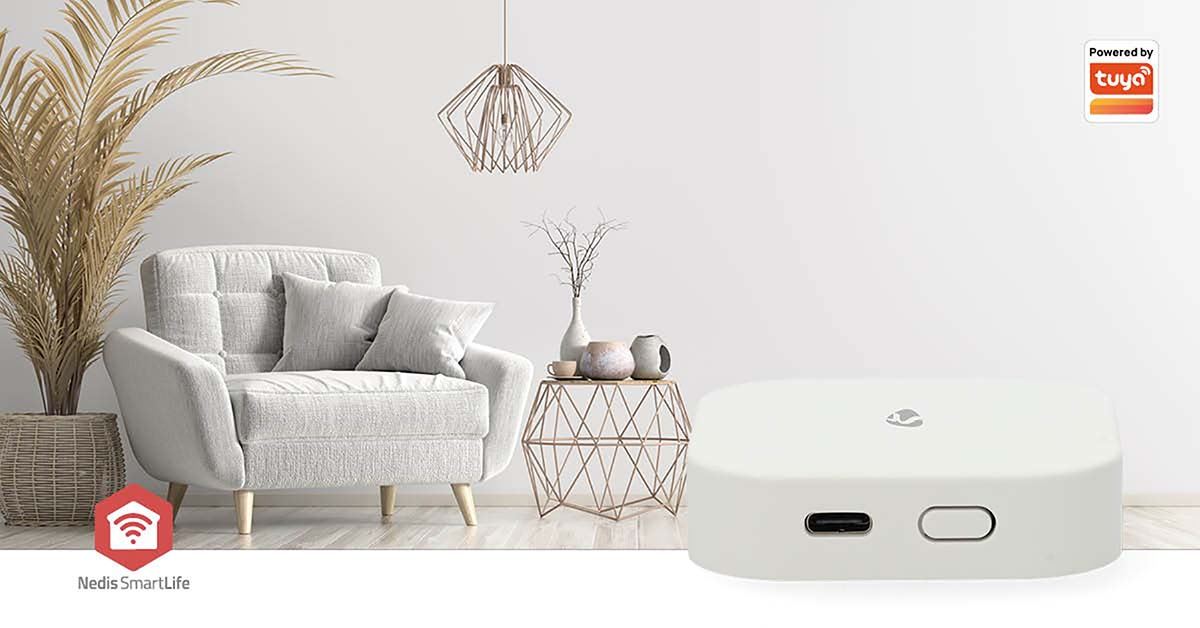Nedis Zigbee Gateway | Zigbee 3.0 | 40 Devices | USB Powered | Android™ / IOS | White