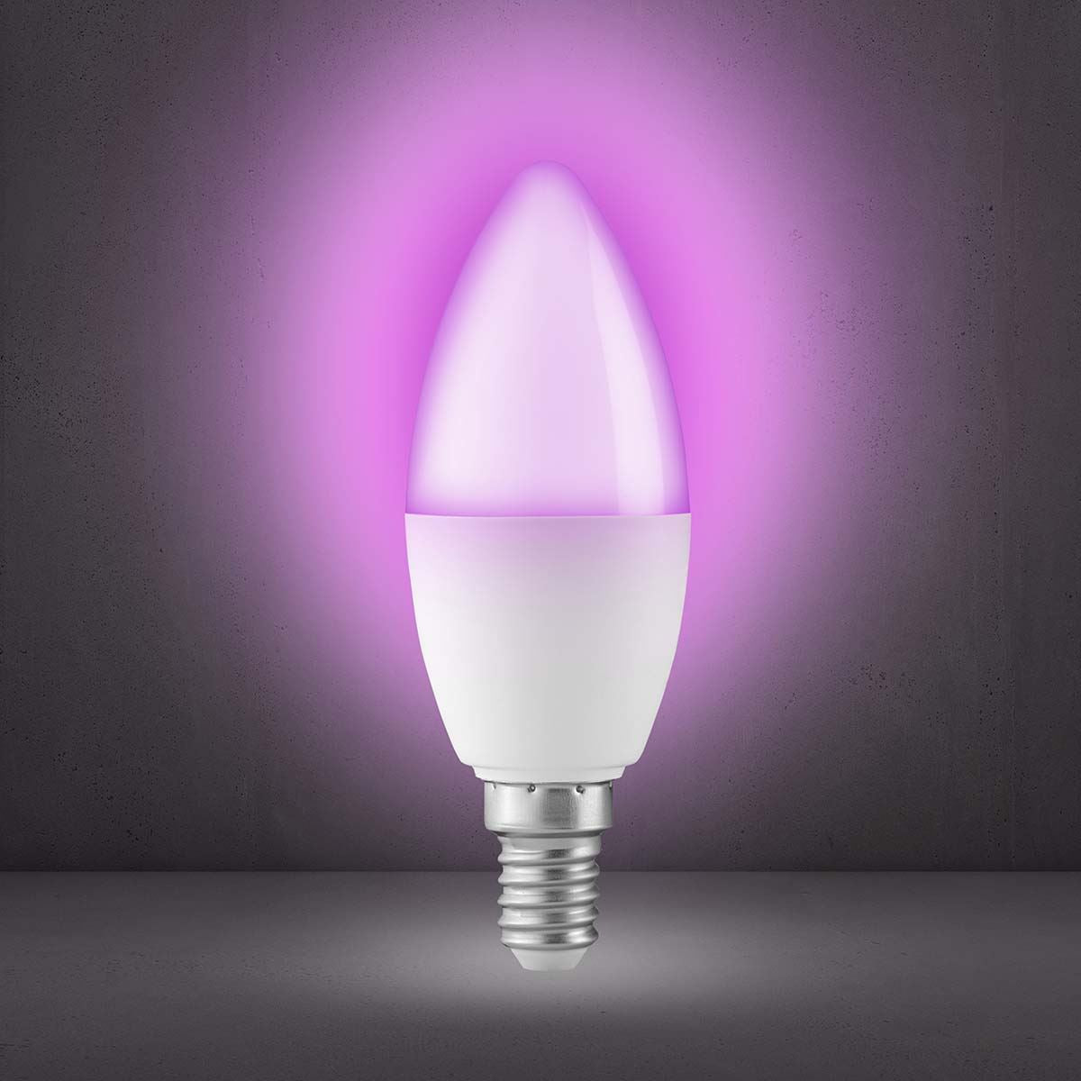 Alecto E14 Smart LED Colour Candle Shape Lamp with Wi-Fi