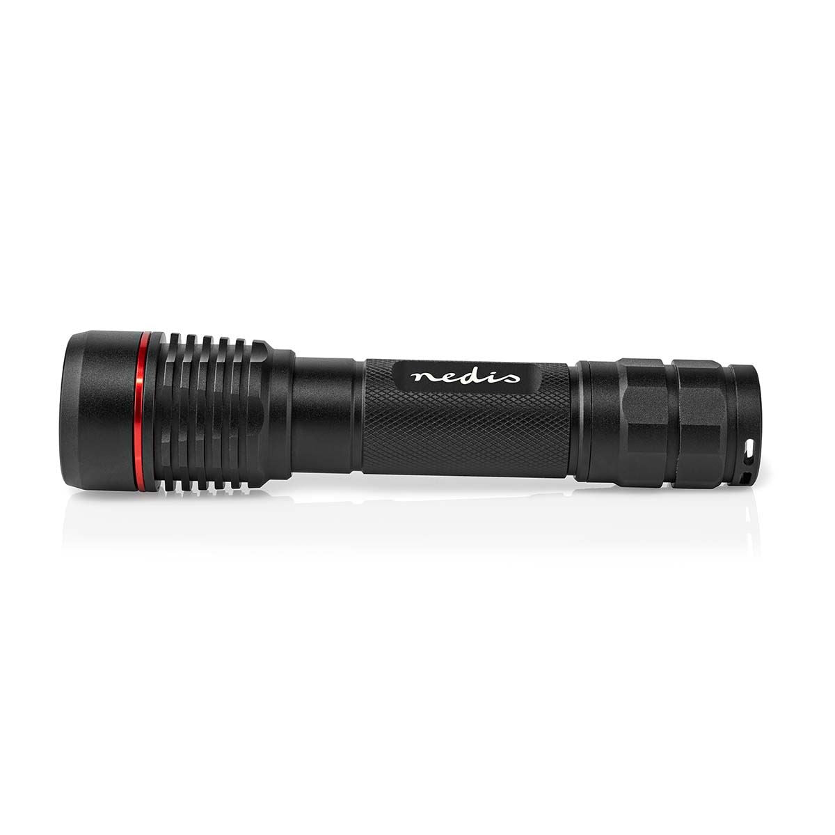 Nedis LED Torch | Battery Powered | 3.7 V DC | 10 W | N/A | Batteries included | Rechargeable | Rated luminous flux: 1000 lm | Light range: 200 m | Beam angle: 10 °