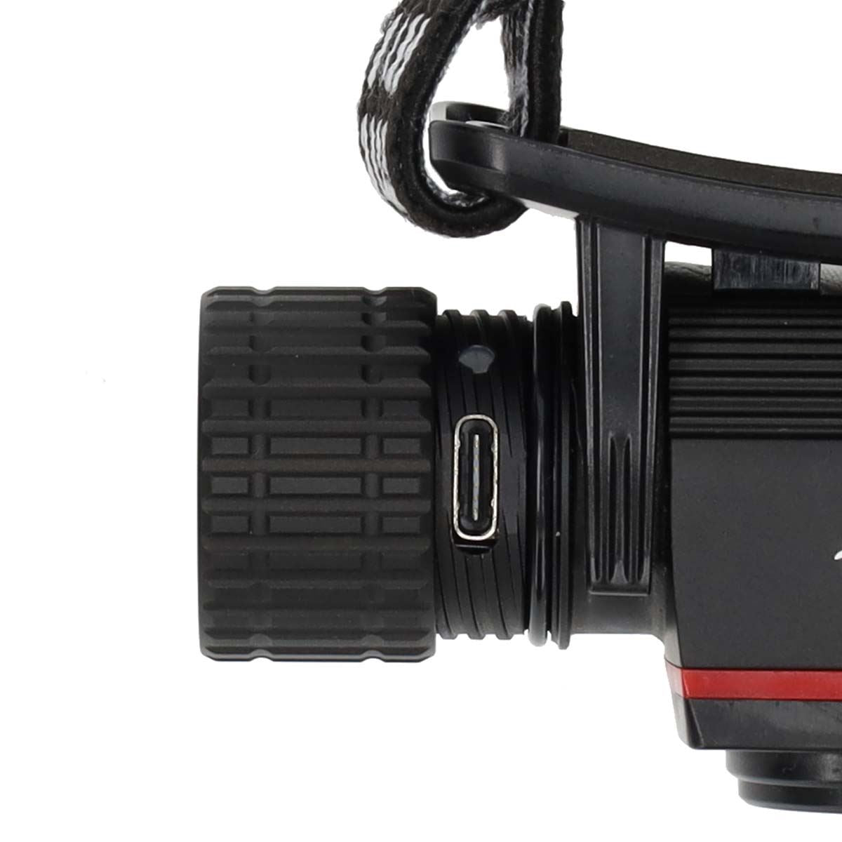 Nedis LED headlight | Battery Powered / USB Powered | 3.7 V DC | Batteries included | Rechargeable | Rated luminous flux: 1000 lm | Light range: 180 m
