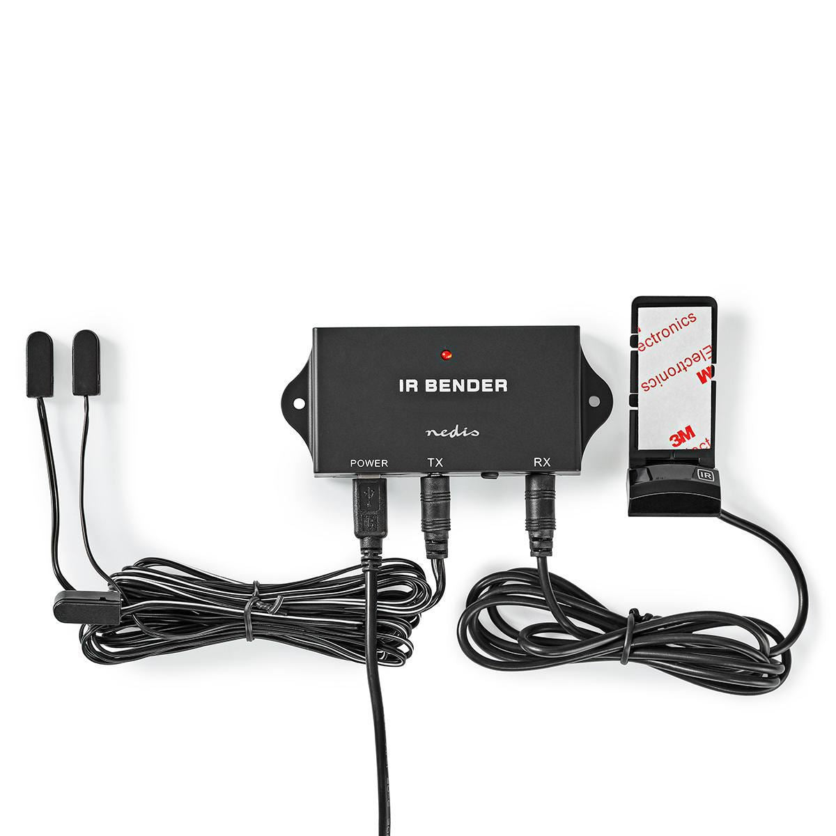Nedis IR Remote Control Extender | Signal range: 7.0 m | 3 Devices | ABS | Black