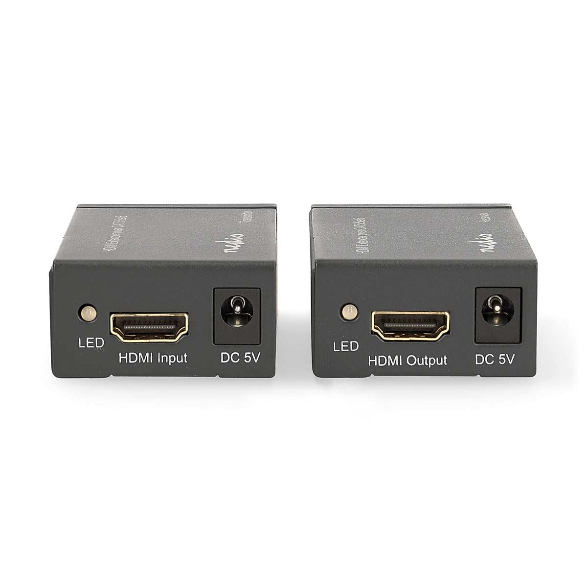 Nedis HDMI™ Extender | Over Cat6 | up to 60.0 m | 1080p | 1.65 Gbps | Metal | Anthracite