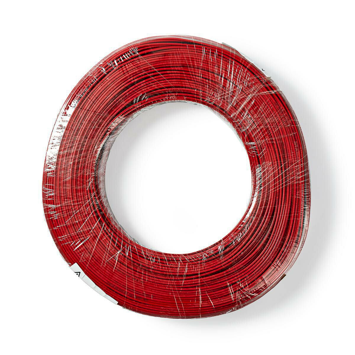 Nedis Speaker Cable | 2 x 0.35 mm² | CCA | 100.0 m | Round | PVC | Black / Red | Wrap