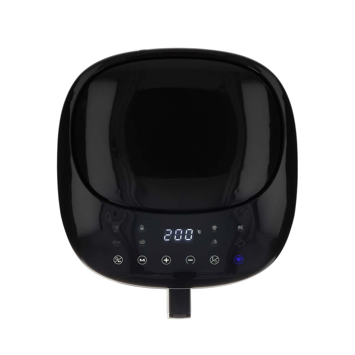 Nedis SmartLife Hot Air Fryer | Wi-Fi | 7,2 l | Timer: 60 min | Number of preset programs: 8 | Digital | Android™ / IOS | Black