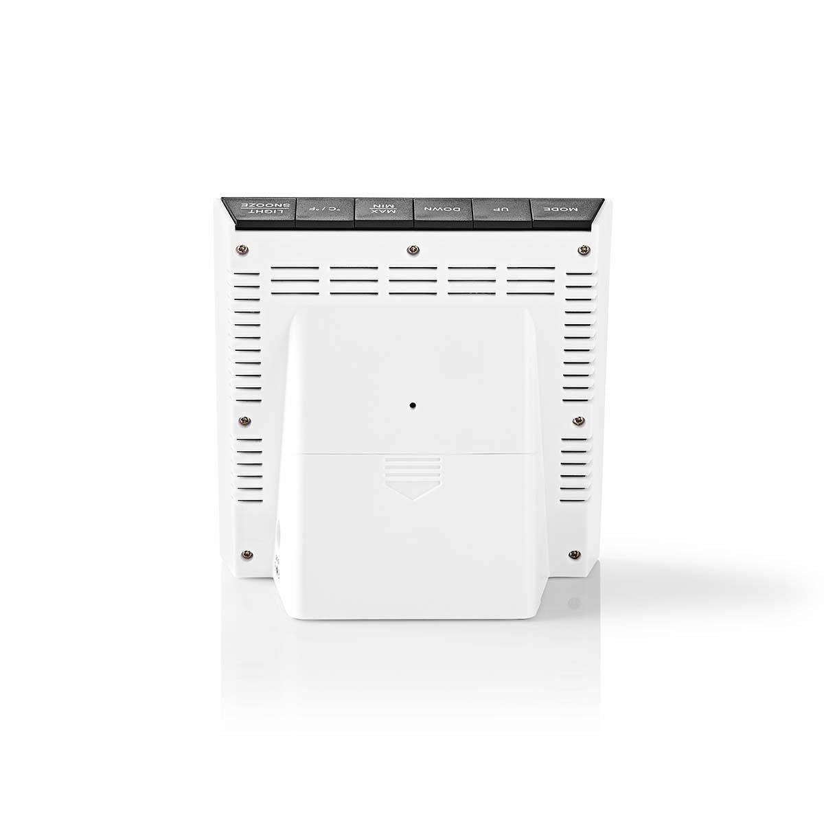 Nedis Weather Station | Indoor & Outdoor | Including wireless weather sensor | Weather forecast | Time display | LED Display | Alarm clock function