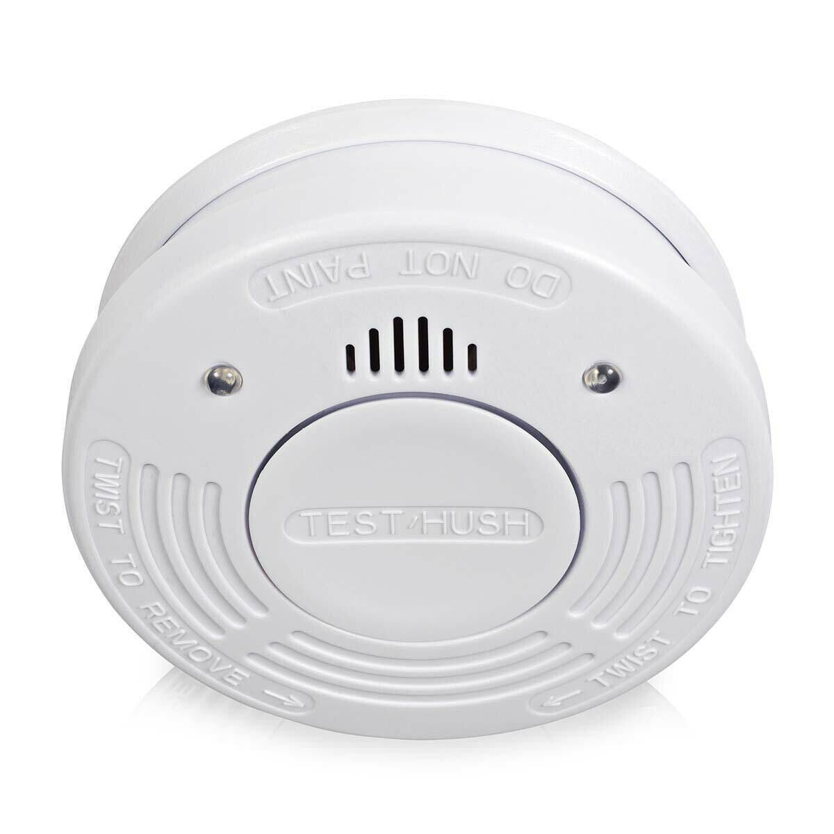 Nedis Smoke Alarm | Battery Powered | Battery life up to: 10 year | EN 14604 | With pause button | With test button | 85 dB | ABS | White