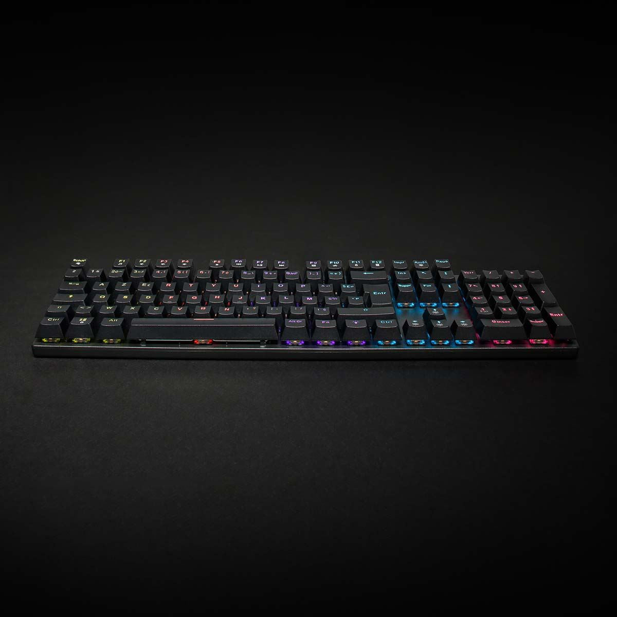 Nedis Wired Gaming Keyboard | USB Type-A | Mechanical Keys | LED | AZERTY | FR Layout | USB Powered | Power cable length: 1.50 m | Gaming