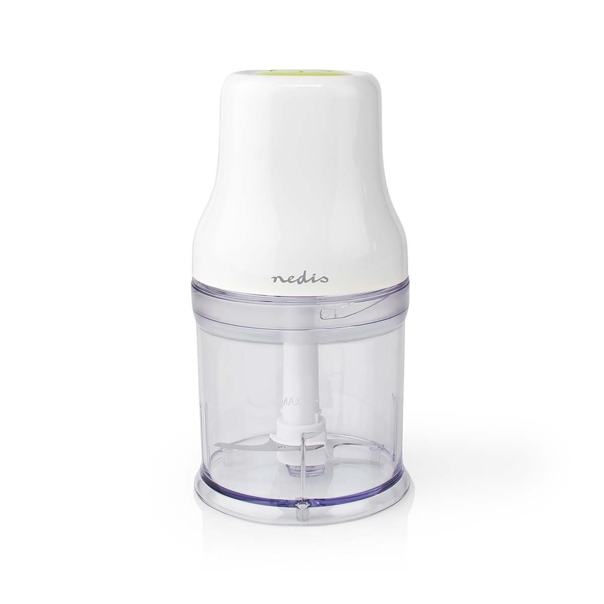 Nedis Food Chopper | 200 W | 0.5 l | Plastic | 1-Speed Setting | White
