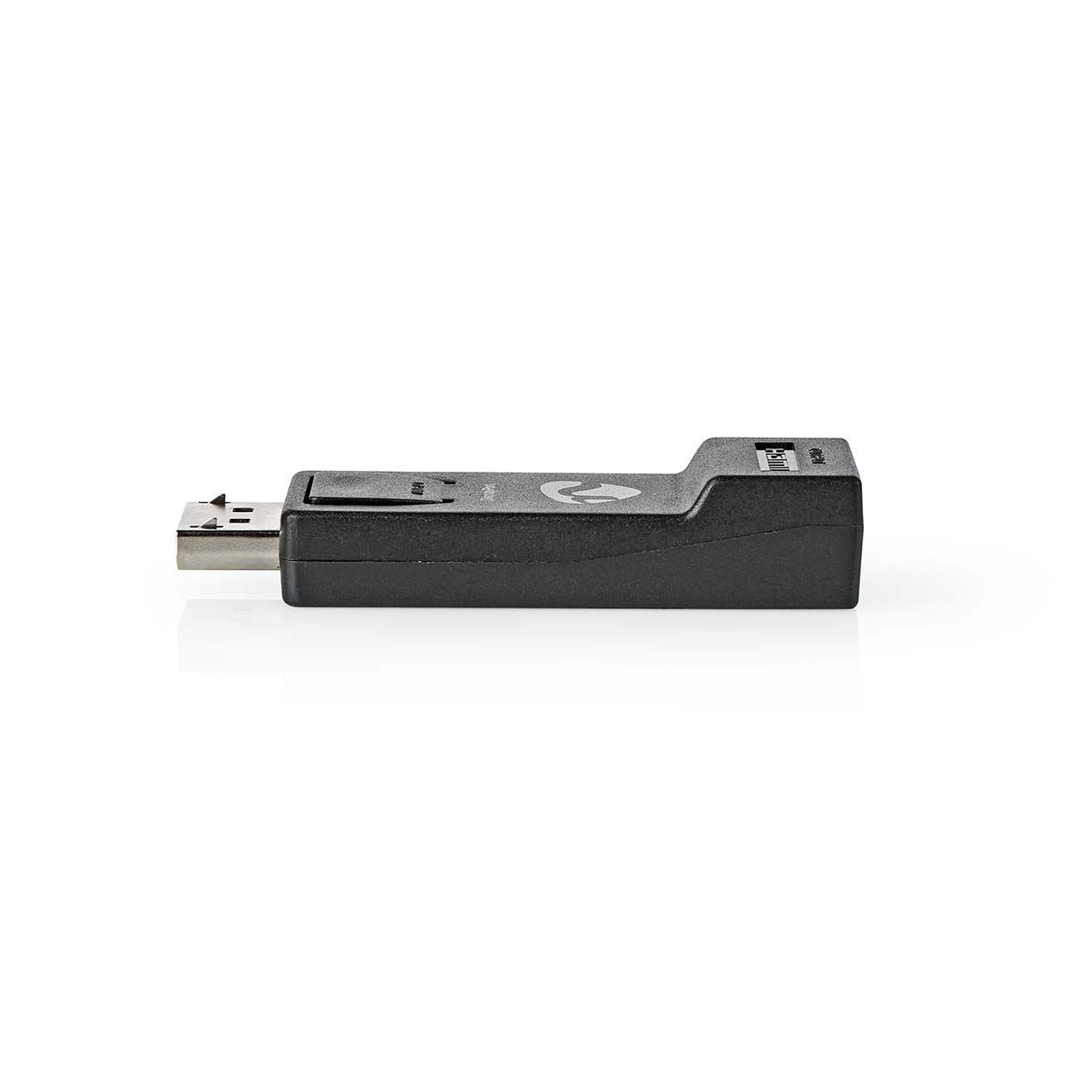 Nedis DisplayPort Adapter | DisplayPort Male | HDMI™ Output | 1080p@60Hz | Nickel Plated | Straight | Round | ABS | ABS | Black | Box