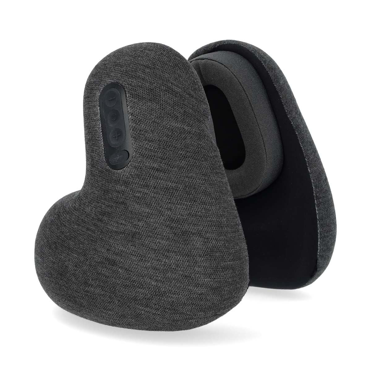 Nedis Wireless Over-Ear Headphones | Travel pillow | Maximum battery play time: 11 hrs | Built-in microphone | Press Control | Voice control support | Volume control | Anthracite
