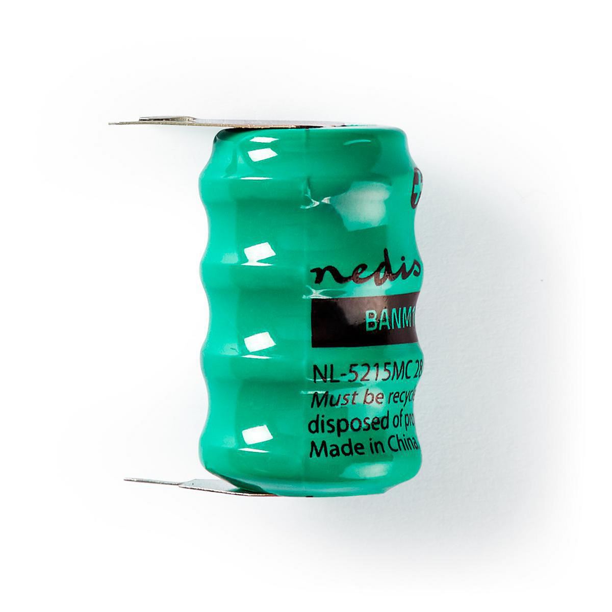 Nedis Rechargeable NiMH Battery | 4.8 V | 80 mAh | Solder Pin | 1-Polybag