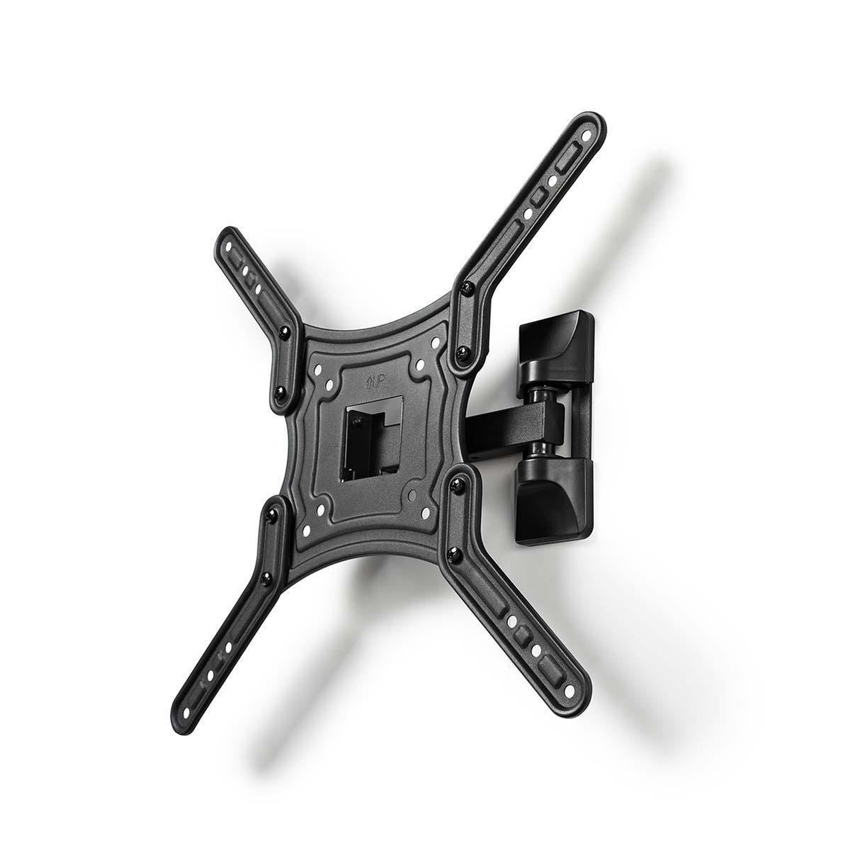 Nedis Full Motion TV Wall Mount | 23 - 55 " | Maximum supported screen weight: 30 kg | Tiltable | Rotatable | Minimum wall distance: 67 mm | Maximum wall distance: 197 mm | 2 Pivot point(s) | ABS / Steel | Black