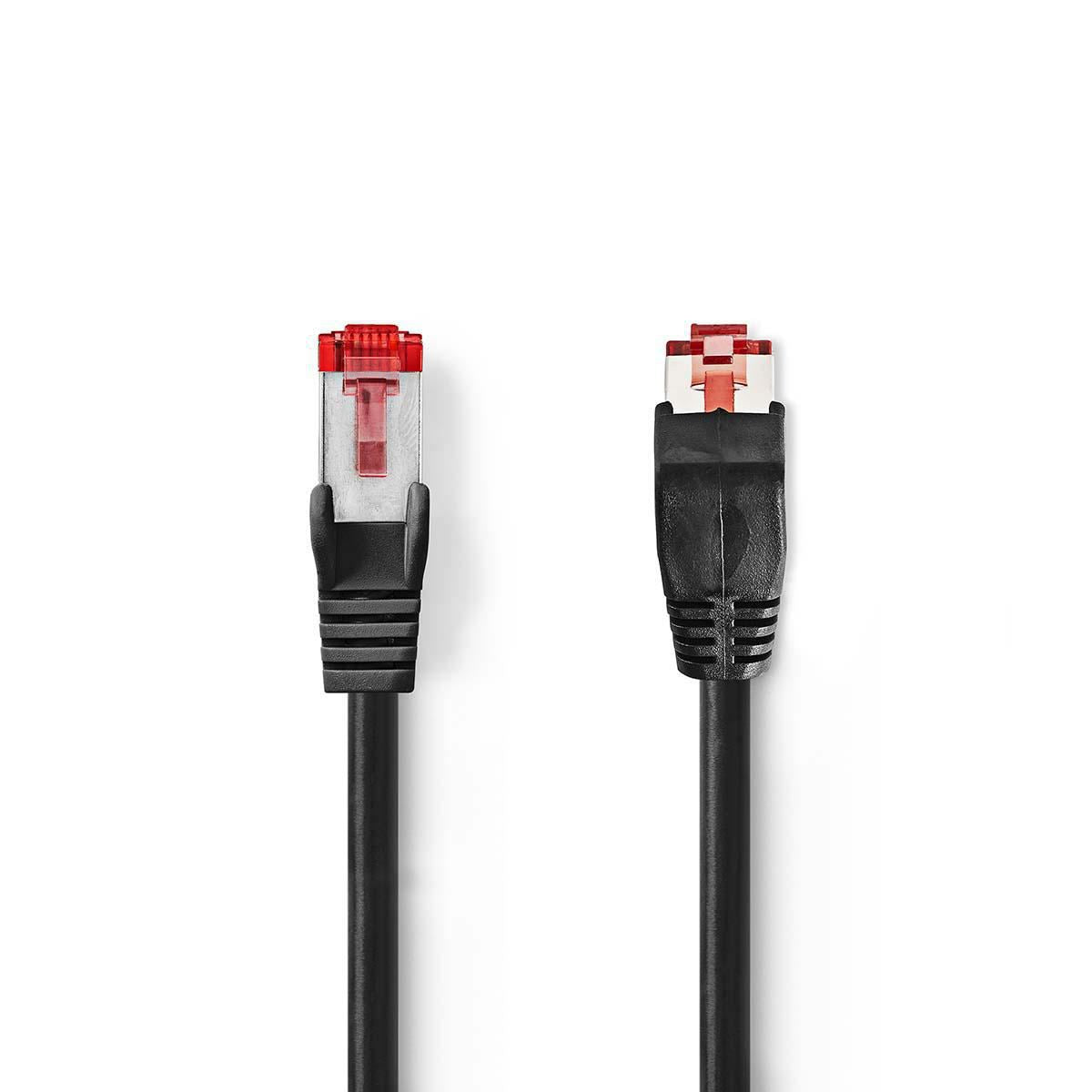 Nedis CAT6 Network Cable | RJ45 Male | RJ45 Male | SF/UTP | 3.00 m | Round | LSZH | Black | Envelope
