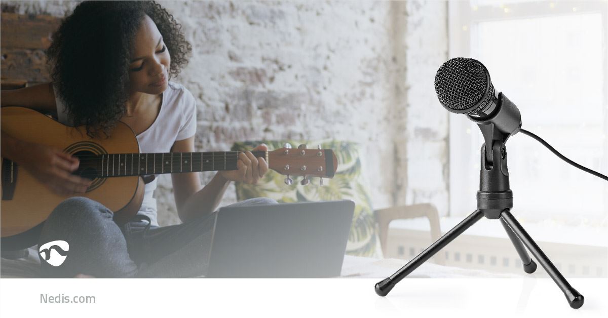 Nedis Microphone | Used for: Desktop / Notebook / Smartphone / Tablet | Wired | 1x 3.5 mm