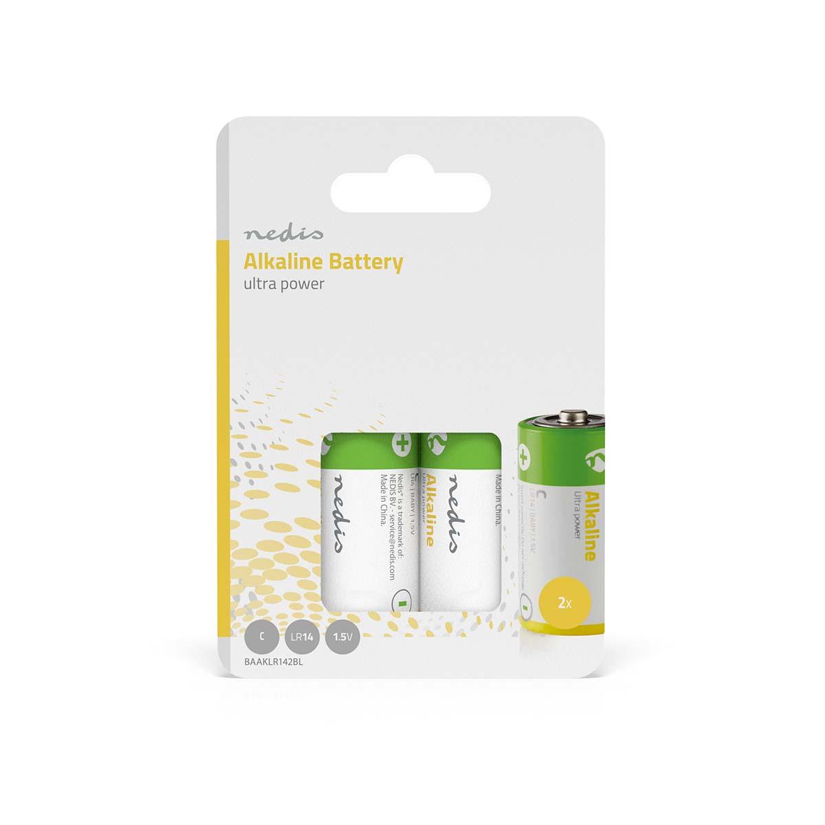Nedis Alkaline Battery C | 1.5 V DC | 2-Pack