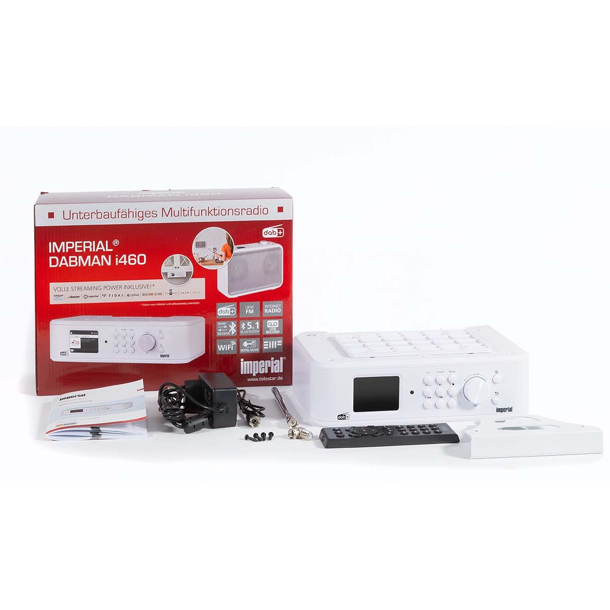 Imperial DABMAN i460 Multifunctional Radio White-Silver