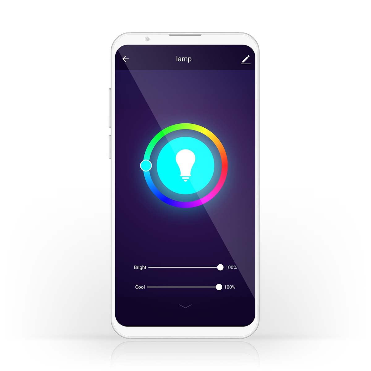 Nedis SmartLife Full Colour LED Bulb | Wi-Fi | E14 | 470 lm | 4.9 W | RGB / Warm to Cool White | 2700 - 6500 K | Android™ / IOS | Candle | 1 pcs