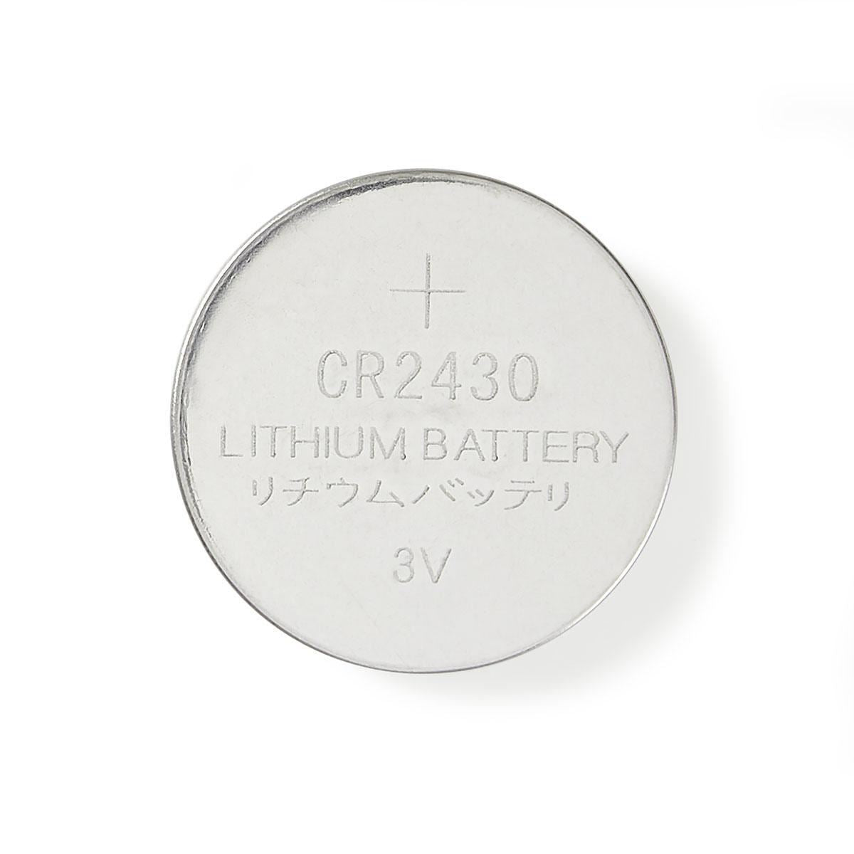 Nedis Lithium Button Cell Battery CR2430 | 3 V DC | 5-Pack