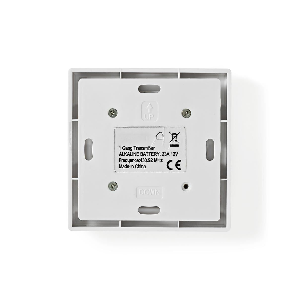 Nedis RF Single Wall Switch | 433 MHz Remote Operation | White