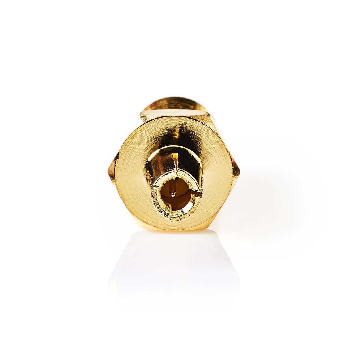 Nedis SMA Adapter | SMA Female | TS9 | Gold Plated | 50 Ohm | Straight | Copper | Gold | 2 pcs | Envelope