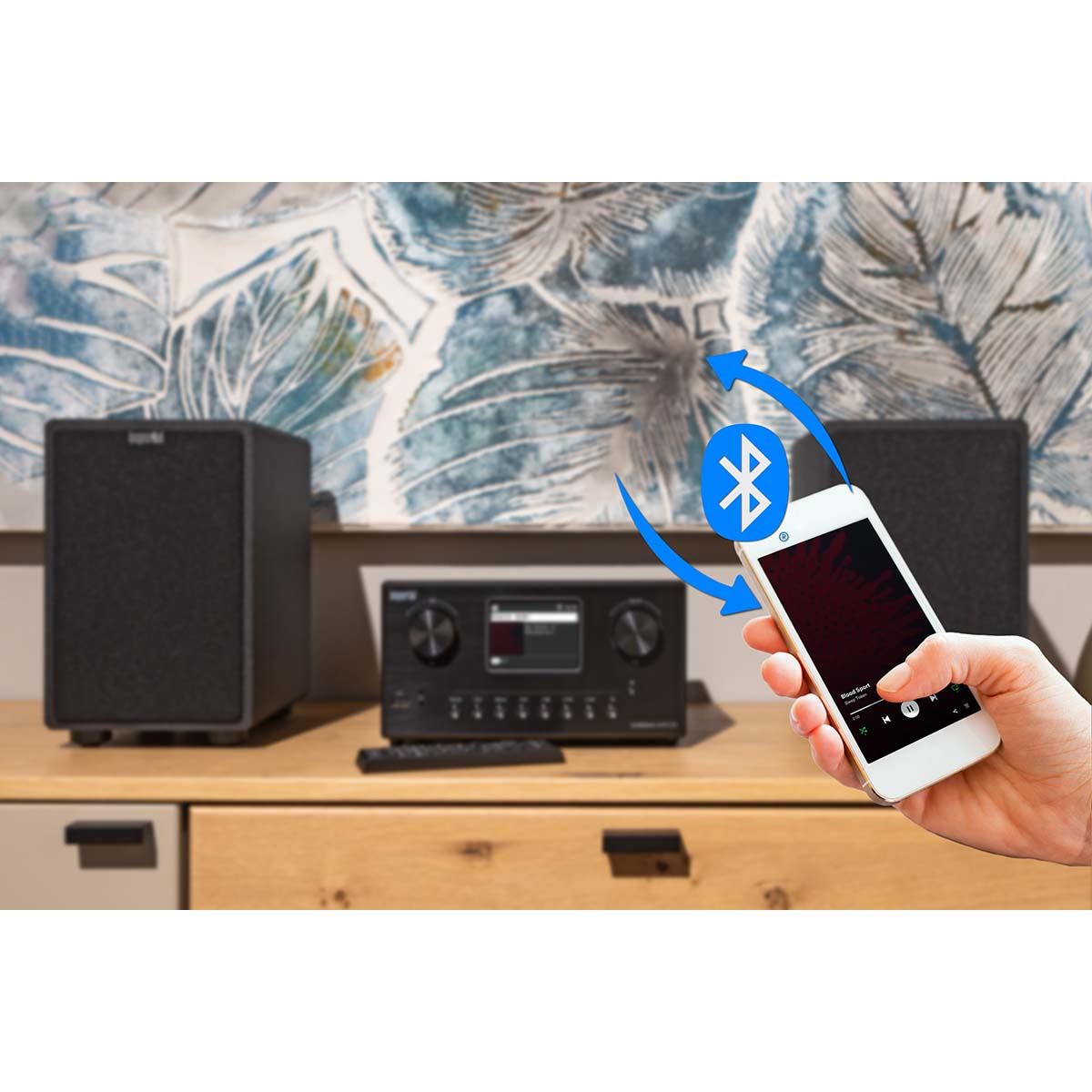 Imperial DABMAN i310 CD Hybrid micro Hi-fi System DAB+ / FM / Internet / Bluetooth Black