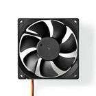 Nedis DC Fan | DC | Fan size: 92 mm | 3-Pin | 26.7 dBA | Black