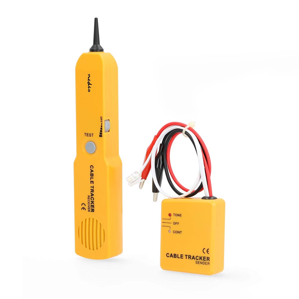 Nedis PC and Multimedia cable tester | Tone generator | LED indicator | Headphone connection | Battery Powered