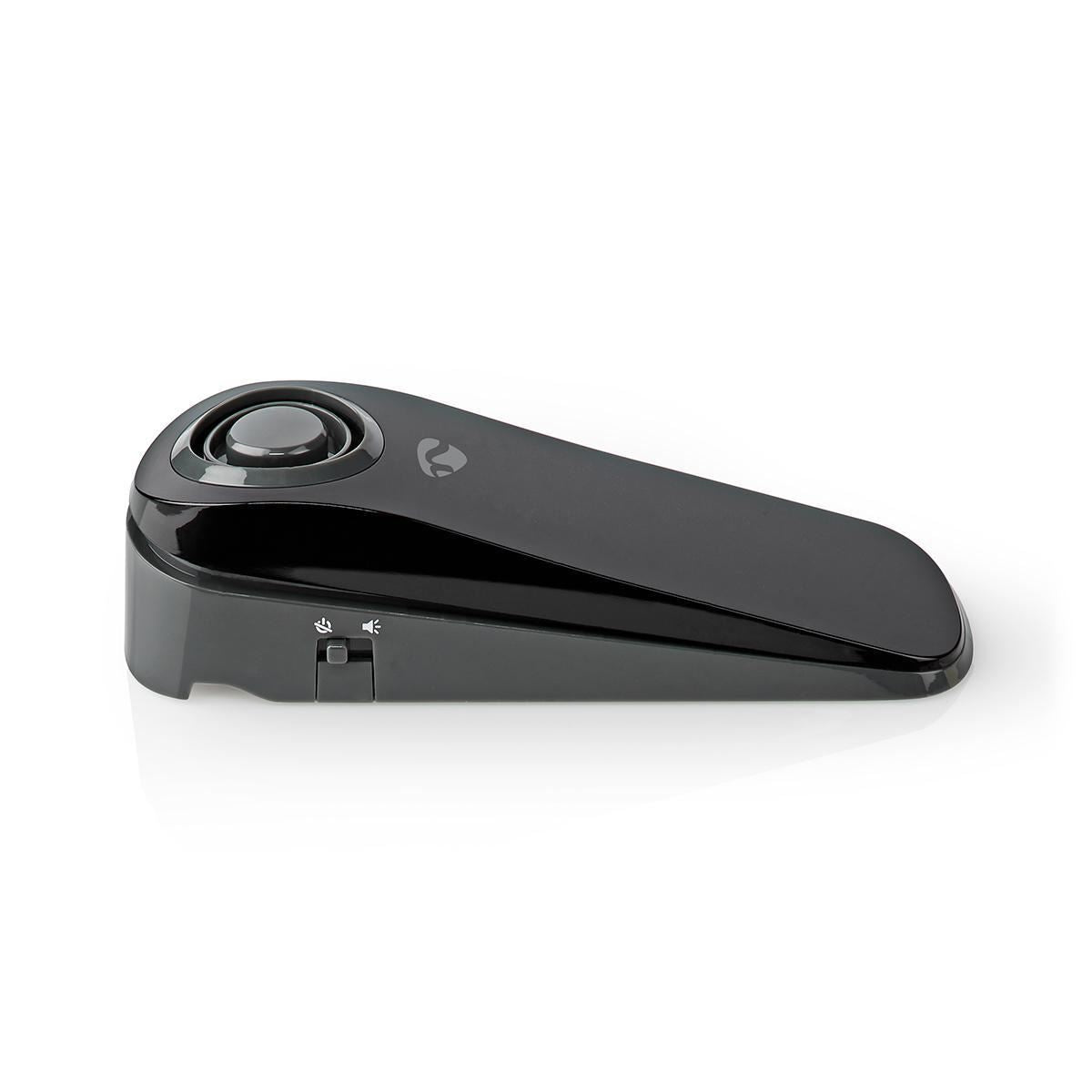 Nedis Doorstop Alarm | Battery Powered | 1x CR123A | 85 dB | Black / Grey