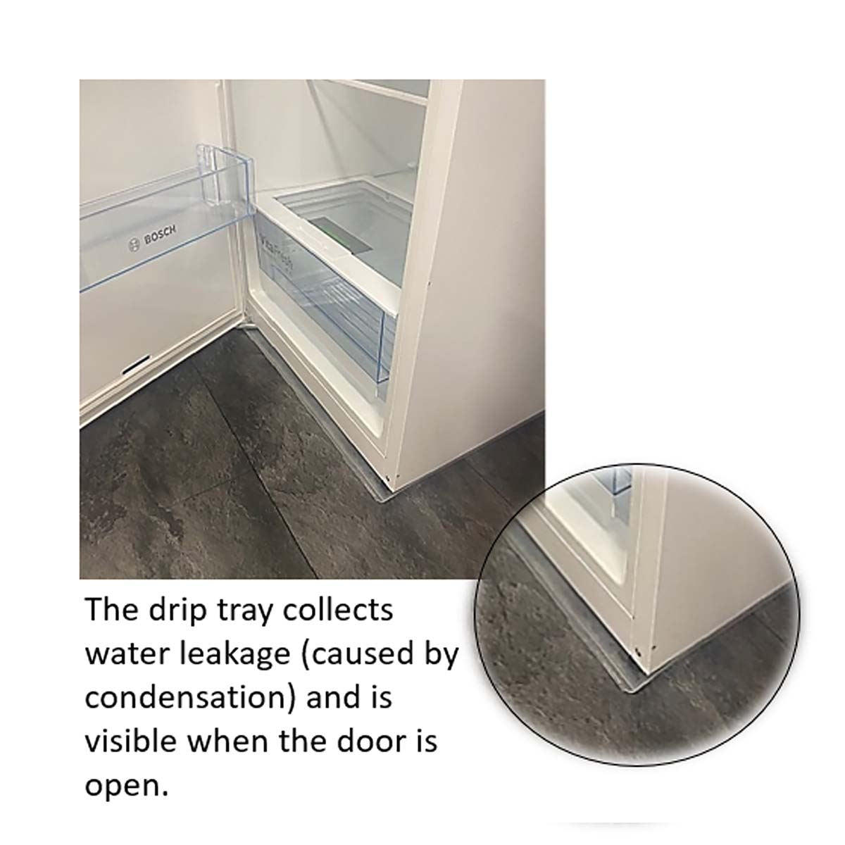 Tollco Drip Tray Fridge-Freezer Pro 60x60cm
