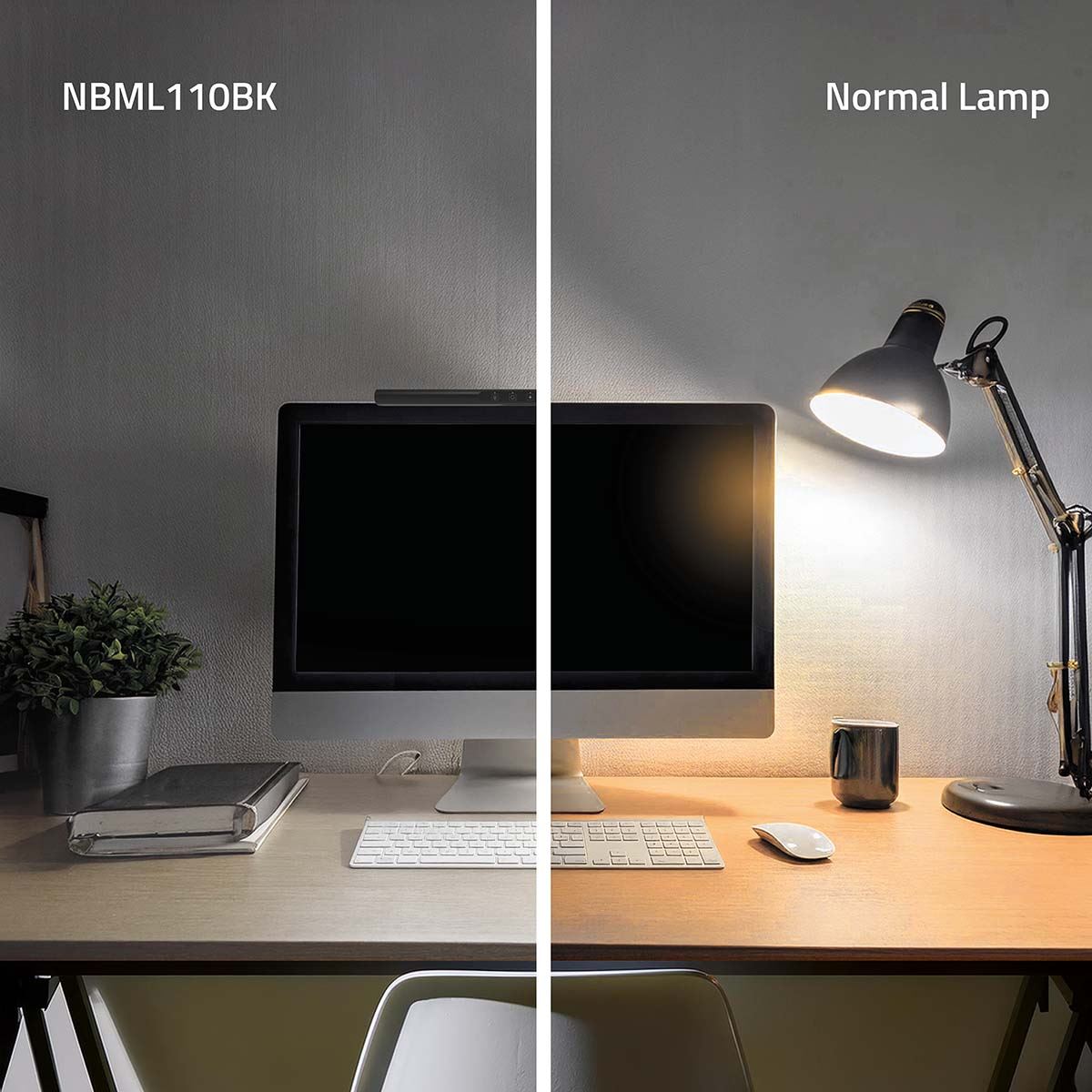 Nedis Monitor Light Bar | 40 cm | Dimmable | LED | Touch control | ABS / Aluminium
