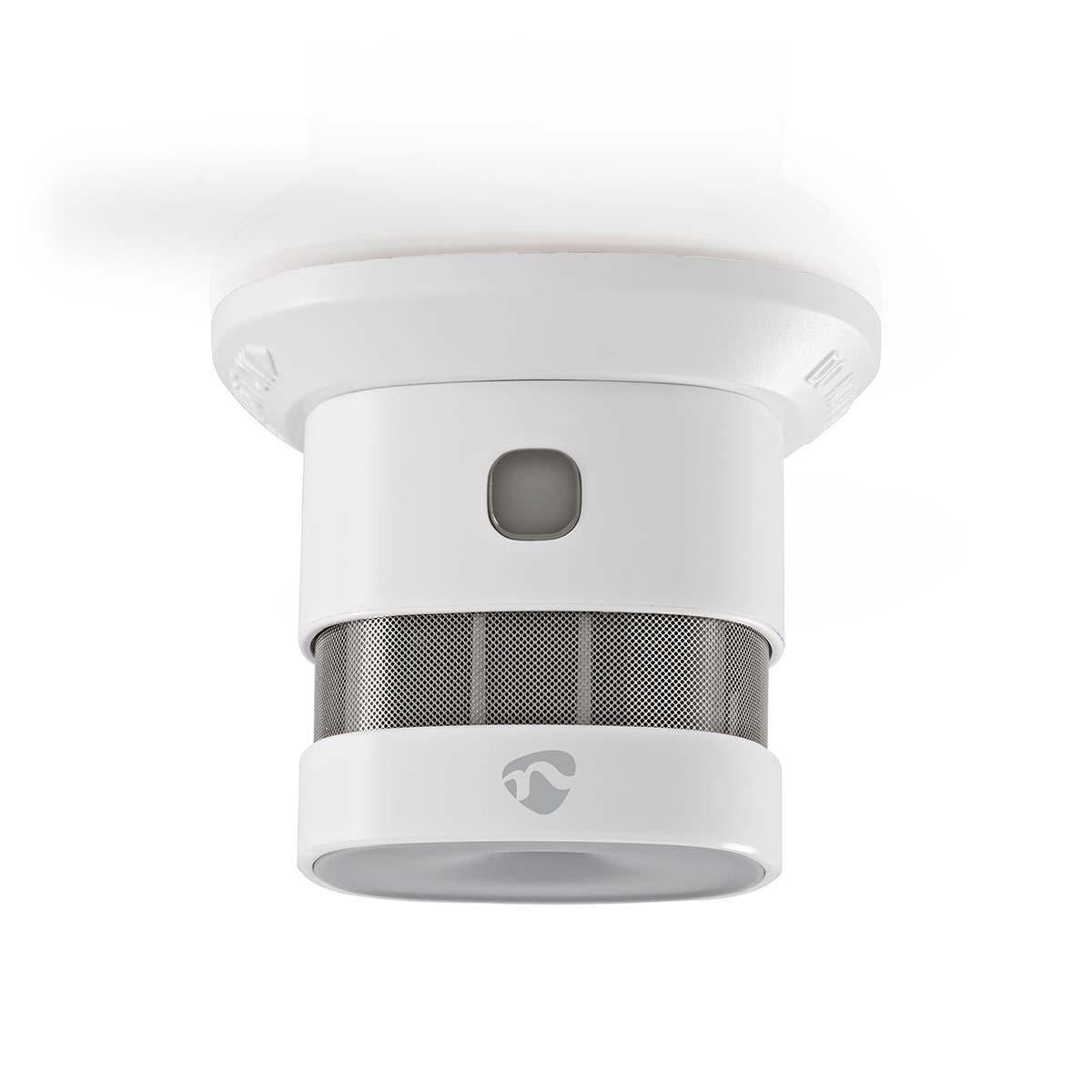 Nedis SmartLife Smoke Detector | Zigbee 3.0 | Battery Powered | Sensor life cycle: 10 year | EN 14604 | Max. battery life: 60 Months | 85 dB | White | 1 pcs