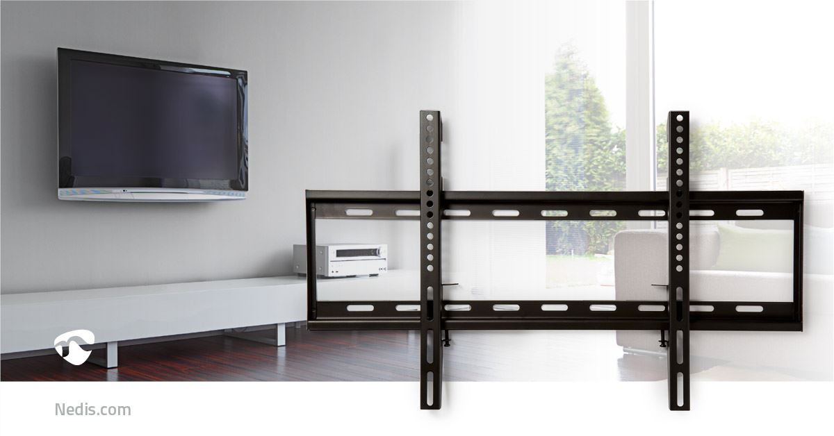 Nedis Fixed TV Wall Mount | 42 - 70 " | Maximum supported screen weight: 60 kg | Minimum wall distance: 29 mm | Steel | Black